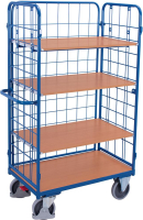 Etagenwagen 500 kg 3 Wand
Lad. 1000x700 mm 4 Böden