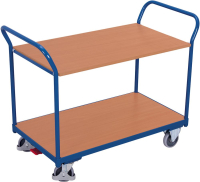 Tischwagen 200 kg 2 Böden
Ladefläche 850x500 mm
