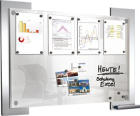 Infoboard Look B1060xH840
m. satinierter Glasplatte