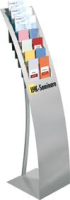 Prospektständer 7xDIN A4
silber
