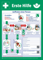 Hinweisschild Kunstst.
B400xH560 mm
Anleitung Erste Hilfe