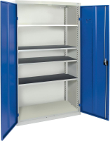 Flügeltürenschrank
B1000xT500xH1800 mm
RAL 7035/5010