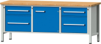 Anke Kastenwerkbank
B2000xT700xH840mm
RAL7035/5012 BMP: 40 mm