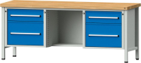 Anke Kastenwerkbank
B2000xT700xH840mm
RAL7035/5012 BMP: 40 mm
