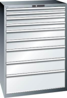 Schubladenschrank 54x36E
B1023xT725xH1450mm
NCS 6502-S/RAL7035