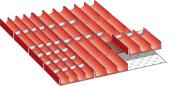 Muldeneinsatz-Set
für FH 50 mm 27x36 E
3-tlg,12 Mulden,30 Wände