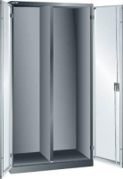 Flügeltürenschrank
B1000xT580xH1950mm
RAL 7035,Vollblechtür