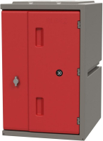 Kunststoff-Schließfach
B385xT470xH610 mm
Tür rot