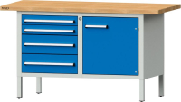 Format Kastenwerkbank
B1500xT700xH840mm
RAL 7035/5012 BMP: 40 mm