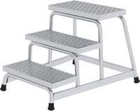 Alu-Arbeitspodest
3 Stufen R13 starr
Podesthöhe 0,60 m
