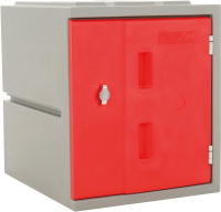 Kunststoff-Schließfach
B385xT470xH460 mm
Tür rot