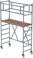 Alu-Klappgerüst
Plattform B1800xT750 mm
Plattformhöhe 1,80 m