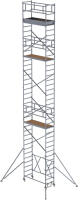 Alu-Klappgerüst
Plattform B1800xT750 mm
Plattformhöhe 9,80 m