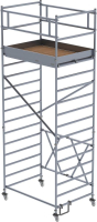 Alu-Klappgerüst
Plattform B1800xT1350 mm
Plattformhöhe 3,80 m