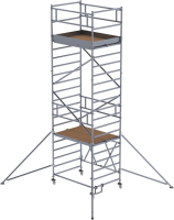 Alu-Klappgerüst
Plattform B1800xT1350 mm
Plattformhöhe 4,80 m