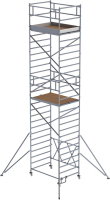 Alu-Klappgerüst
Plattform B1800xT1350 mm
Plattformhöhe 6,80 m