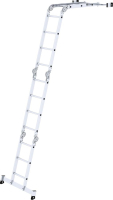Alu-Vielzweckleiter
2x3 + 2x4 Sprossen
Höhe als Bühne 0,99 m
