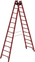 GFK-Stehleiter
2x12 GFK-Sprossen
Leiterlänge 3,51 m