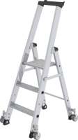 Alu-Stehleiter
3 Stufen
Gesamthöhe 0,68 m