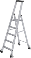 Alu-Stehleiter
5 Stufen
Gesamthöhe 1,14 m