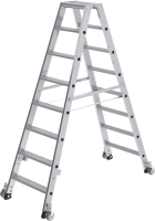 Alu-Stehleiter
2x8 Stufen, rollbar
Gesamthöhe 1,85 m
