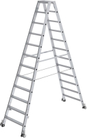 Alu-Stehleiter
2x12 Stufen, rollbar
Gesamthöhe 2,79 m