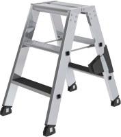 Alu-Stehleiter
2x3 Stufen clip-step
Gesamthöhe 0,67 m