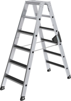Alu-Stehleiter
2x6 Stufen clip-step
Gesamthöhe 1,38 m