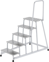 Alu-Arbeitspodest
mit Handlauf, starr