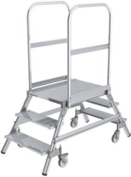 Alu-Podestleiter
2x3 Alu-Stufen
Podesthöhe 0,72 m