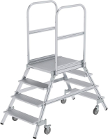 Alu-Podestleiter
2x4 Alu-Stufen
Podesthöhe 0,96 m