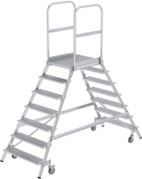 Alu-Podestleiter
2x7 Alu-Stufen
Podesthöhe 1,68 m