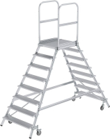 Alu-Podestleiter
2x8 Alu-Stufen
Podesthöhe 1,92 m