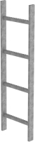Schachtleiter
4 Sprossen L 1,12 m
B340 mm LW 300 mm
