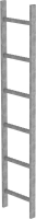 Schachtleiter
6 Sprossen L 1,68 m
B340 mm LW 300 mm