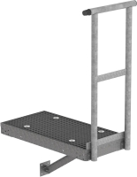 Erweiterungspodest
Stahl verzinkt
B1000xT500 mm