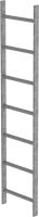 Schachtleiter
7 Sprossen L 1,96 m
B440 mm LW 300 mm