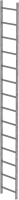 Schachtleiter
14 Sprossen L 3,92 m
B440 mm LW 300 mm