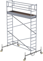 Rollgerüst m. Fahrbalken
Plattform B3000xT750 mm
Plattformhöhe 3,00 m