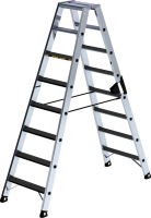 Alu-Stehleiter 250 kg
2x8 Stufen clip-step R13
Gesamthöhe 1,85 m