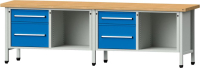 Anke Kastenwerkbank
B2800xT700xH850mm
RAL7035/5012 BMP: 50 mm