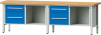 Anke Kastenwerkbank
B2800xT700xH900mm
RAL7035/5012 BMP: 50 mm