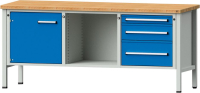 Anke Kastenwerkbank
B2000xT700xH890mm
RAL7035/5012 BMP: 40 mm