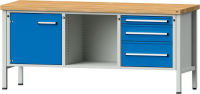 Anke Kastenwerkbank
B2000xT700xH900mm
RAL7035/5012 BMP: 50 mm