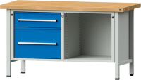 Anke Kastenwerkbank
B1500xT700xH850mm
RAL7035/5012 BMP: 50 mm
