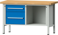 Anke Kastenwerkbank
B1500xT700xH900mm
RAL7035/5012 BMP: 50 mm