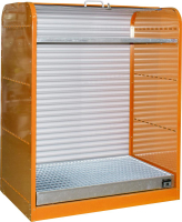 Gefahrstoffrollladenschr
1300x870x1610, orange