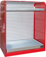 Gefahrstoffrollladenschr
1300x870x1610, rot