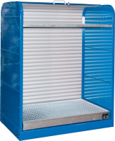 Gefahrstoffrollladenschr
1300x870x1610, blau