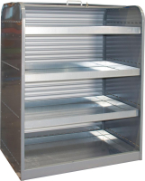 Gefahrstoffrollladenschr
1300x870x1610, grau
